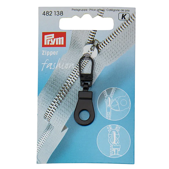 Fashion Zipper con occhiello - nero image number
