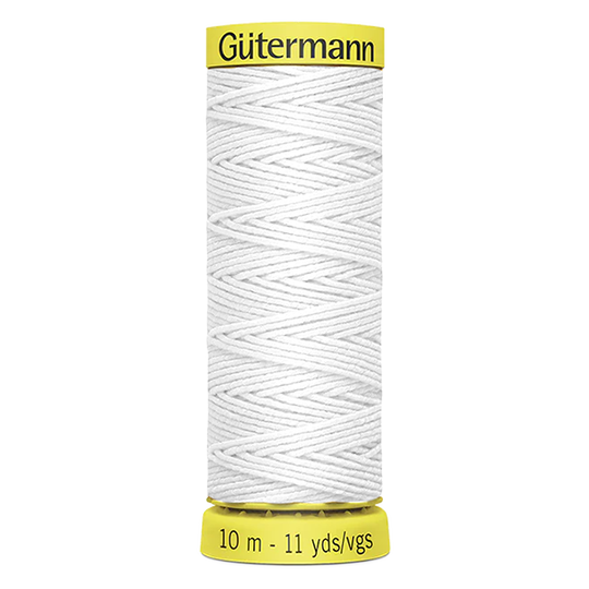 Nähgarn Elastic 10 m - weiss image number
