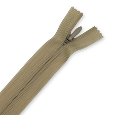 Riri Fermeture éclair invisible 60 cm - marron clair