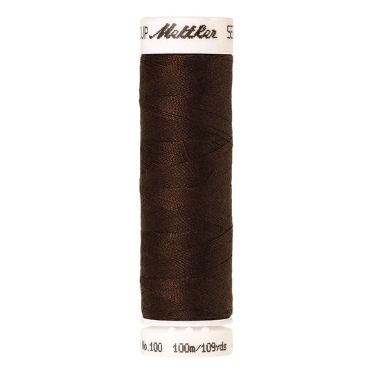 Sewing thread SERALON 100 m, brown image number