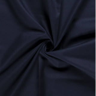 Tissu coton uni, bleu foncé