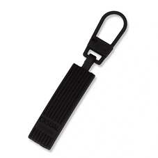 Fashion-Zipper Casual - schwarz