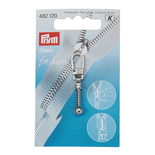 Fashion Zipper Keule - silberfarbig image number