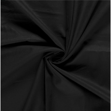 Tissu coton uni, noir