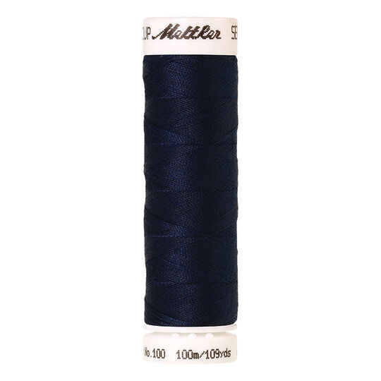 Sewing thread SERALON 100 m, dark blue image number