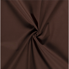 Cotton fabric uni, brown