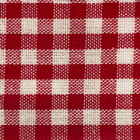 Tissu coton Vichy 5mm, rouge image number