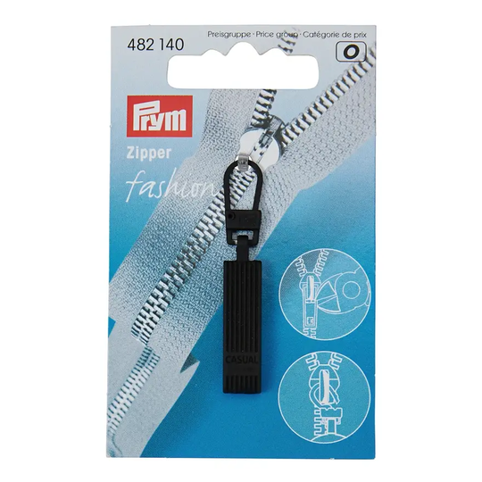 Fashion-Zipper Casual - schwarz image number