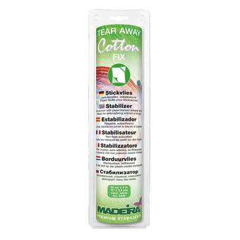 Madeira Cotton Fix embroidery backing, white