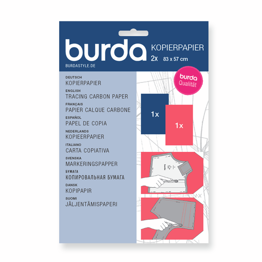Burda tracing carbon paper image number
