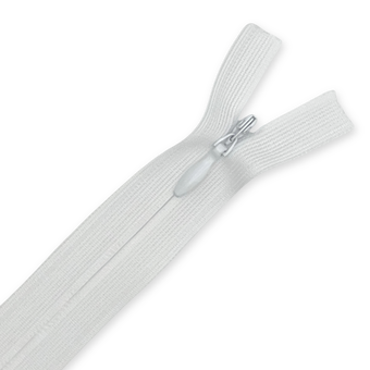 Riri Reissverschluss nahtverdeckt 60 cm - 3000 weiss