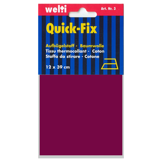 Tessuto da rammendo Quick-Fix 12 x 39 cm - bordeaux image number