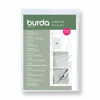Burda plastic tracing sheets
