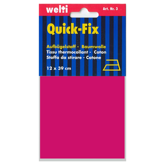 Patching fabric Quick-Fix 12 x 39 cm - pink