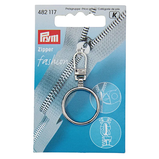 Fashion-Zipper Ring - silberfarbig image number