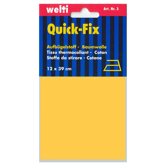 Patching fabric Quick-Fix 12 x 39 cm - yellow image number
