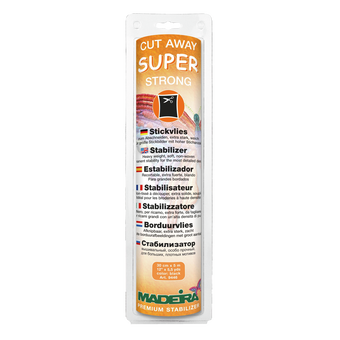 Madeira Super Strong embroidery backing, black
