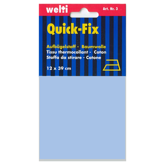 Tessuto da rammendo Quick-Fix 12 x 39 cm - azzurro image number