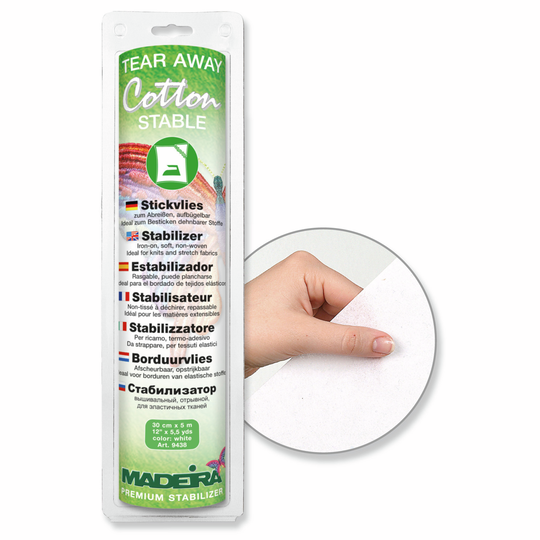 Stabilizzatore Madeira Cotton Stabel, bianco image number