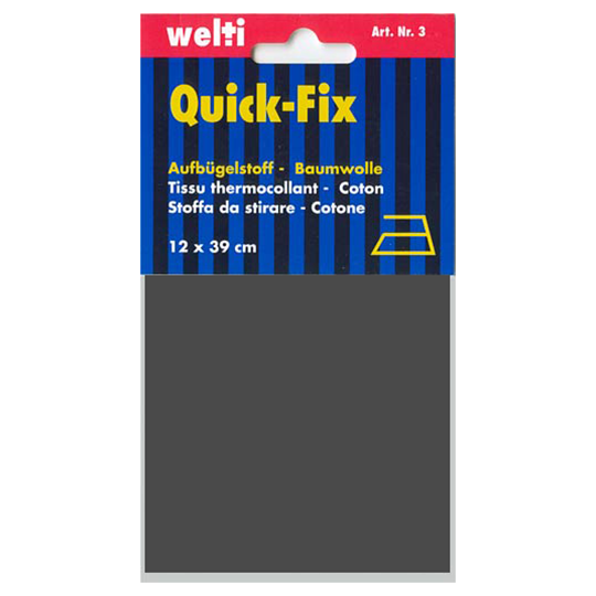 Flickstoff Quick-Fix fein, grau image number
