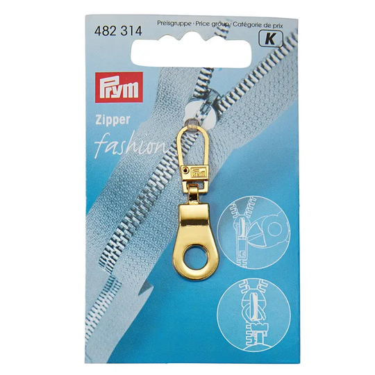 Tirette Fashion-Zipper, oeillet - or image number