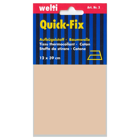 Tissu de rapi&eacute;&ccedil;age Quick-Fix 12 x 39 cm - beige image number