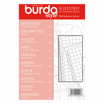 Toile non tiss&eacute;e et quadrill&eacute;e Burda