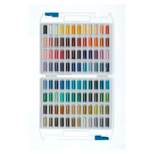 Valigetta con 96 filati da ricamo POLY SHEEN image number