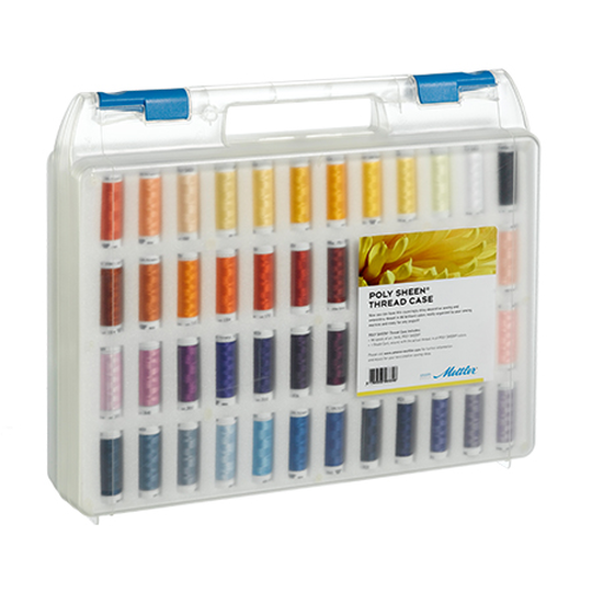 Valigetta con 96 filati da ricamo POLY SHEEN image number