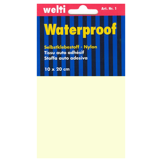 Selbstklebestoff Nylon 10 x 20 cm - beige image number