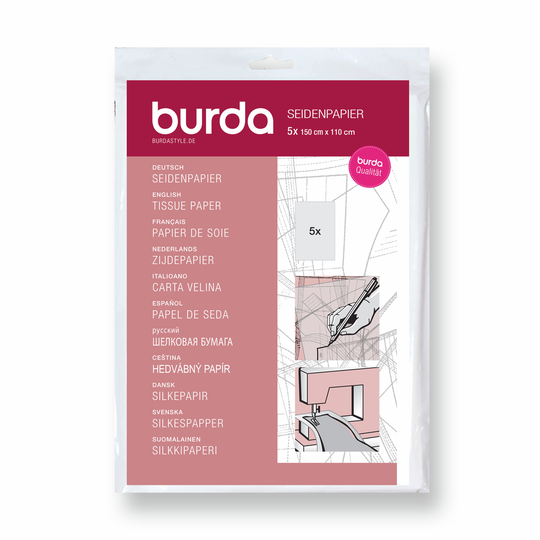 Burda grid tissue paper image number