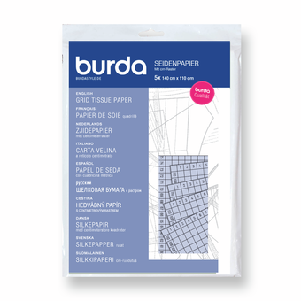 Burda grid tissue paper