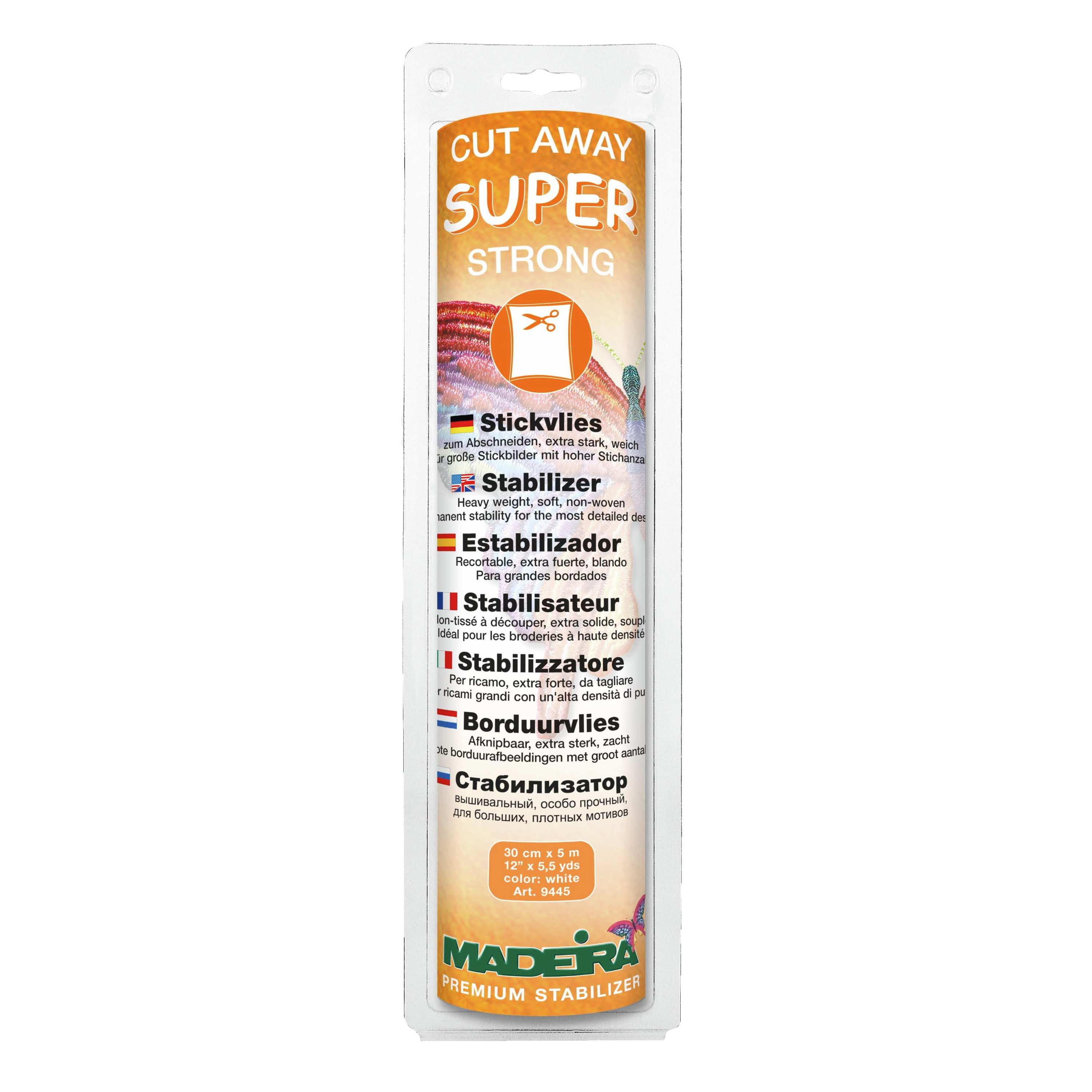 Stickvlies Madeira Super Strong, weiss