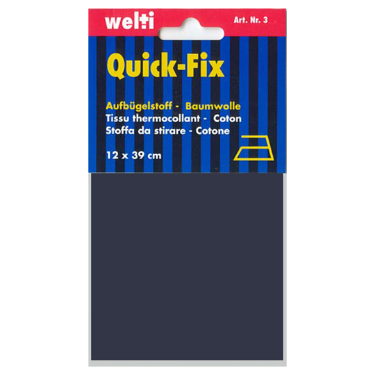 Tessuto da rammendo Quick-Fix 12 x 39 cm - blu scuro image number