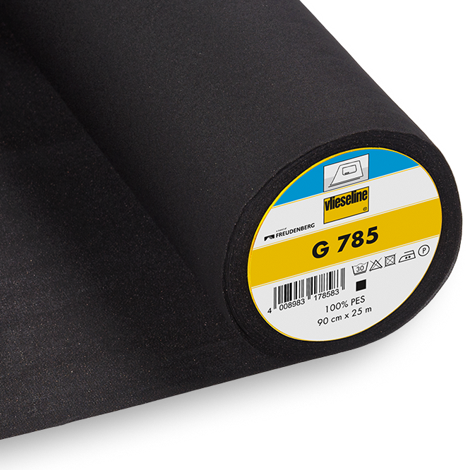 Gewebeeinlage Vlieseline G785, schwarz