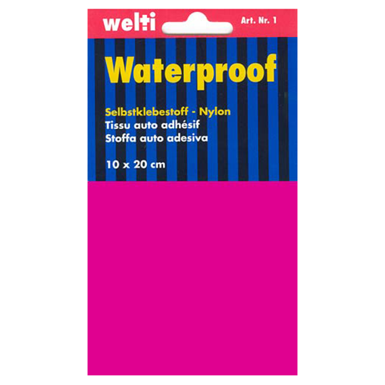 Self-Adhesive Nylon Repair Patch 10 x 20 cm - pink image number