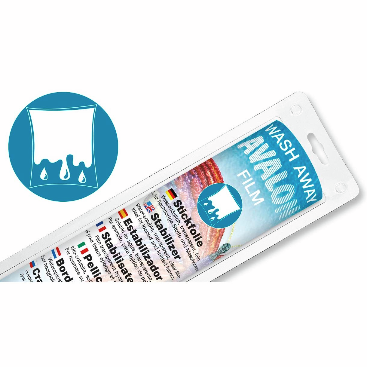 Stickvlies Madeira Avalon Film, transparent image number